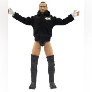 This used aew figure is cm punk.